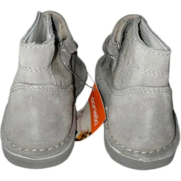 NEW  Danielki Gray Leather Orthopedic High Shoes    Size: EU  30 /US 12-13 Youth