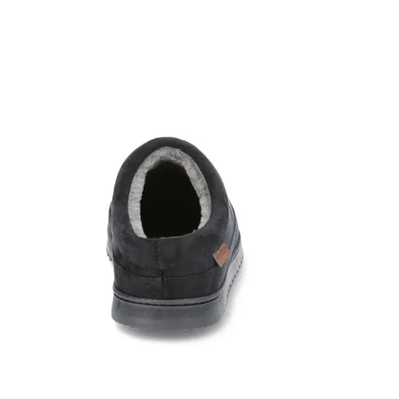 new DEARFOAMS SLIPPERS/ CLOGS brand new BLACK sizes L &amp; XL ... 11/12  &amp; 13/14