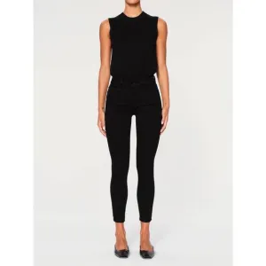 NEW DL1961 - WOMEN'S florence skinny mid rise instasculpt crop jeans in hail