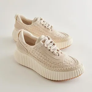 new DOLCE VITA DOLEN SANSTONE KNIT SNEAKERS WOMEN Sz 9 SHOES Platform