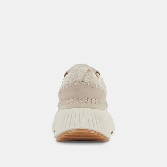 new DOLCE VITA DOLEN SANSTONE KNIT SNEAKERS WOMEN Sz 9 SHOES Platform