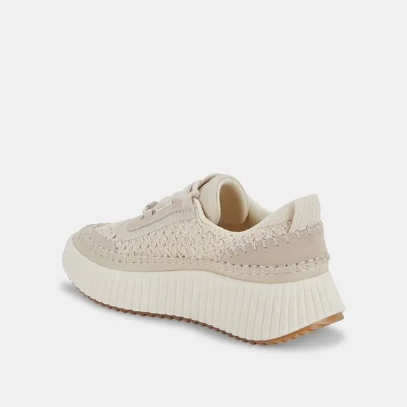 new DOLCE VITA DOLEN SANSTONE KNIT SNEAKERS WOMEN Sz 9 SHOES Platform