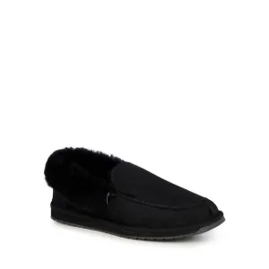 NEW EMU AUSTRALIA men's platinum murray fold down slipper in black