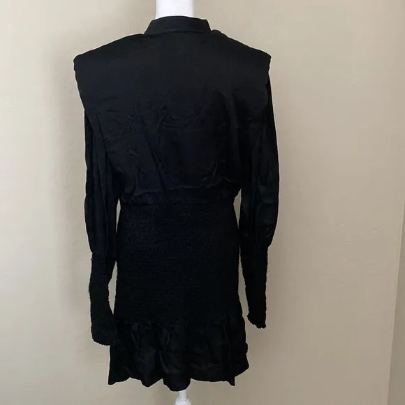 NEW Farm Rio Black Heart Neckline Mini Dress Size Small