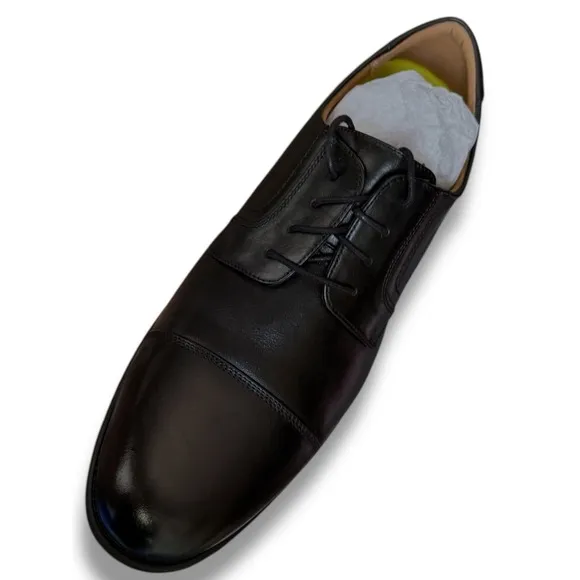 New Florsheim black Leather Dress Shoes Comfort Ortholite Insoles 14 EEE wide