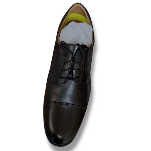 New Florsheim black Leather Dress Shoes Comfort Ortholite Insoles 14 EEE wide