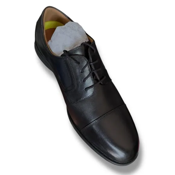 New Florsheim black Leather Dress Shoes Comfort Ortholite Insoles 14 EEE wide