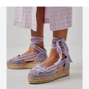 New Free People Destino Espadrille Platforms Size 39