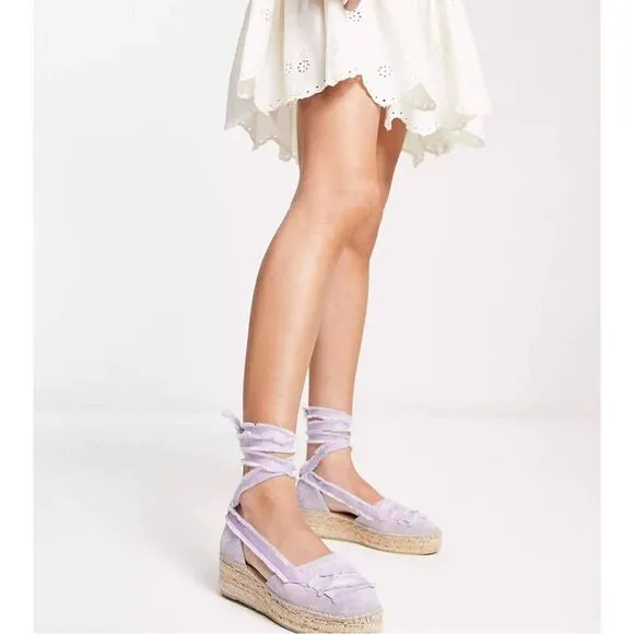 New Free  People Destino Espadrille Platforms Size 39