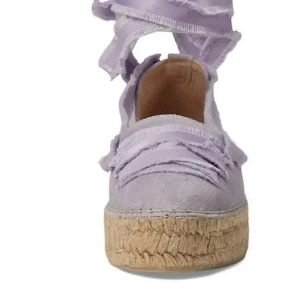 New Free  People Destino Espadrille Platforms Size 39