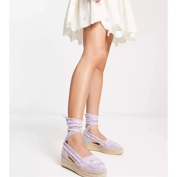 New Free  People Destino Espadrille Platforms Size 39