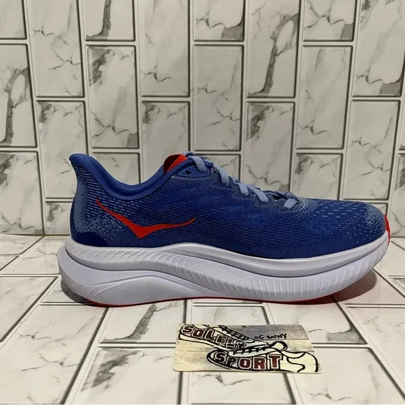New Hoka One Mach 6 Mirage Blue Running Shoes Womens 6.5 B Gym Training Walking