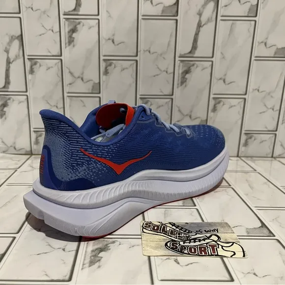 New Hoka One Mach 6 Mirage Blue Running Shoes Womens 6.5 B Gym Training Walking