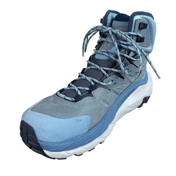 NEW Hoka Womens Kaha 2 Mid Goretex Boots 8.5B Mountain Spring Harbor Mist Hike‎