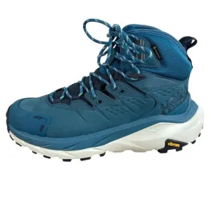 NEW Hoka Womens Kaha 2 Mid GTX Goretex Boots 8.5B Blue Coral / Graphite Cushion