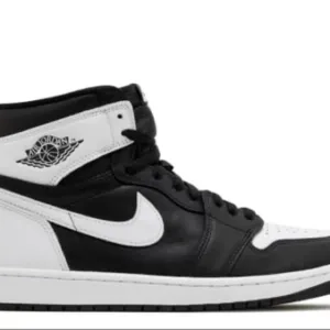 NEW- in BOX - Air Jordan 1 Retro High OG- Men's Black and White Sneakers