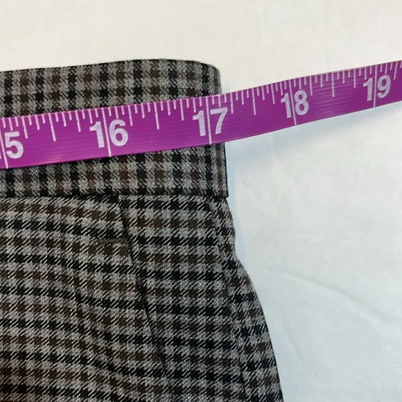 NEW J Crew Bowery Slim-fit pant in wool blend in Plaid!!!