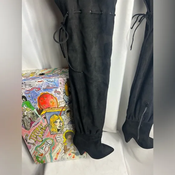 NEW Jeffrey Campbell Backstage Thigh High Boots from Free People Size 7