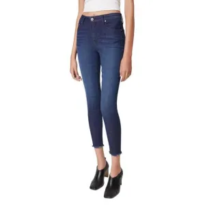 NEW JONATHAN SIMKHAI costa mid-rise crop skinny jean in chelsea dark