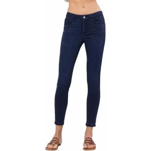 NEW JUDY BLUE mid-rise skinny jeans in dark wash