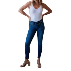 NEW JUDY BLUE mid-rise skinny jeans in dark wash