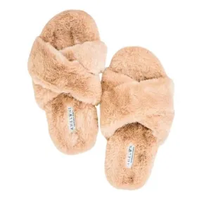 NEW KHELONI women's sally slippers in tan