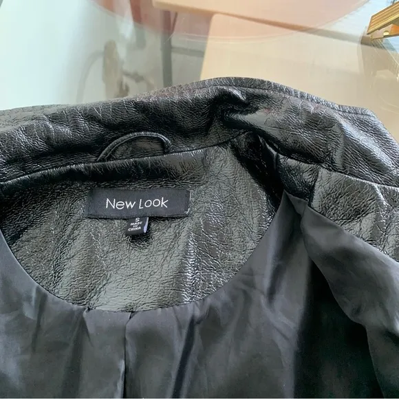 NEW LOOK PATENT LEATHER JACKET