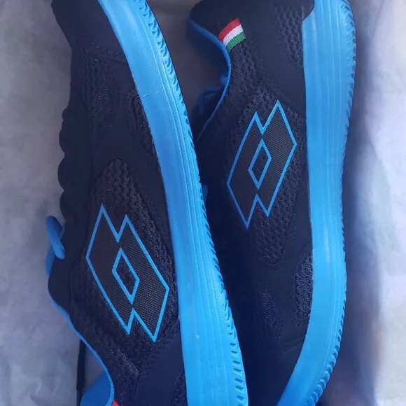 New Lotto Black Blue Moon Sneakers. Men 11