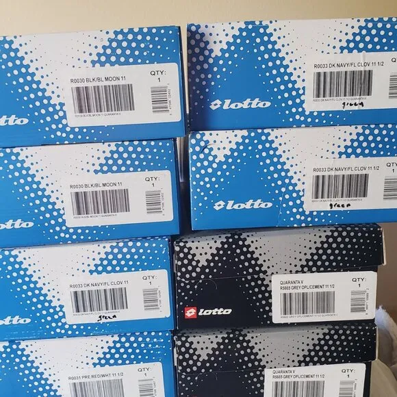 New Lotto Black Blue Moon Sneakers. Men 11