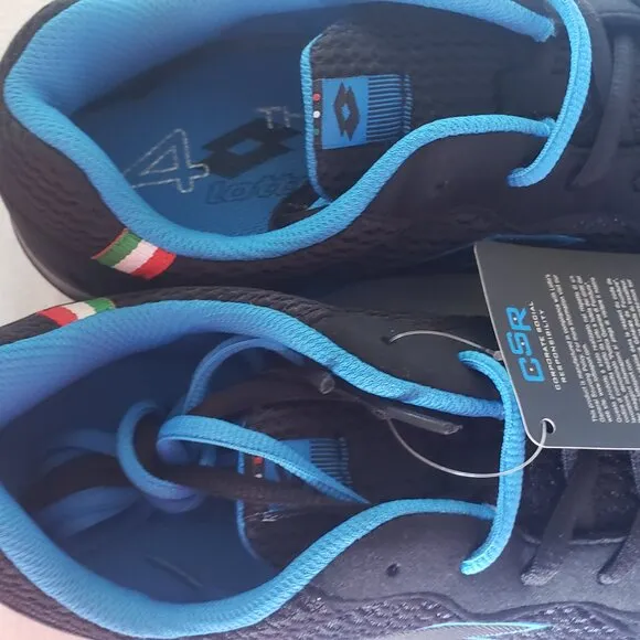 New Lotto Black Blue Moon Sneakers. Men 11