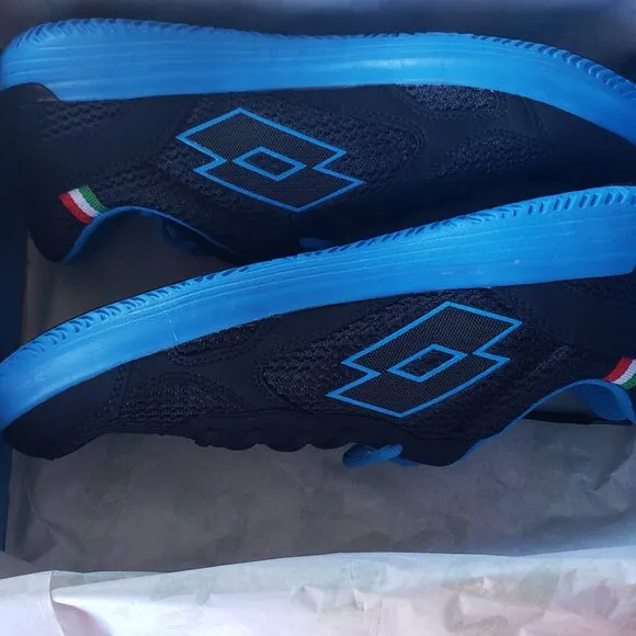 New Lotto Black Blue Moon Sneakers. Men 11