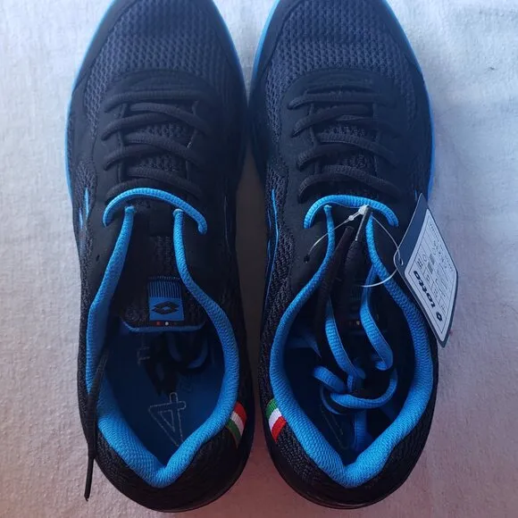 New Lotto Black Blue Moon Sneakers. Men 11