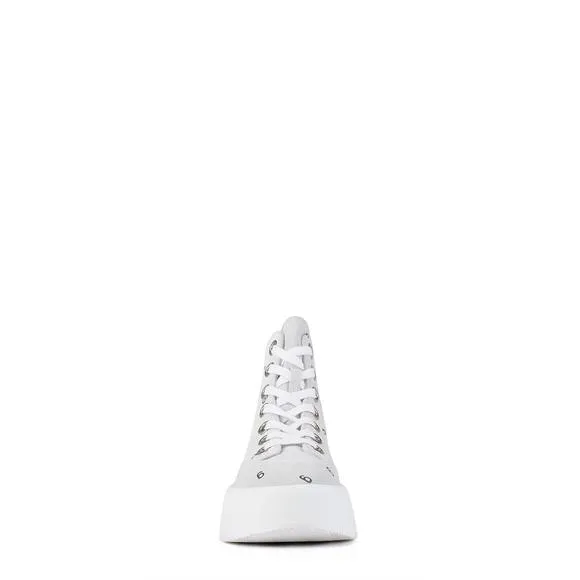 NEW MAISON MARGIELA women's 6 high top platform sneaker shoes in white