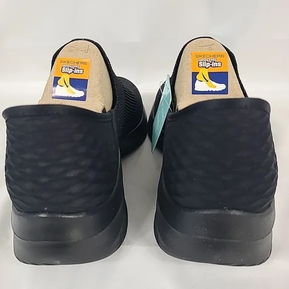 NEW Martha Stewart x Skechers Neptune Slip-ins Ultra Flex Shoes Black Sz 8 NIB