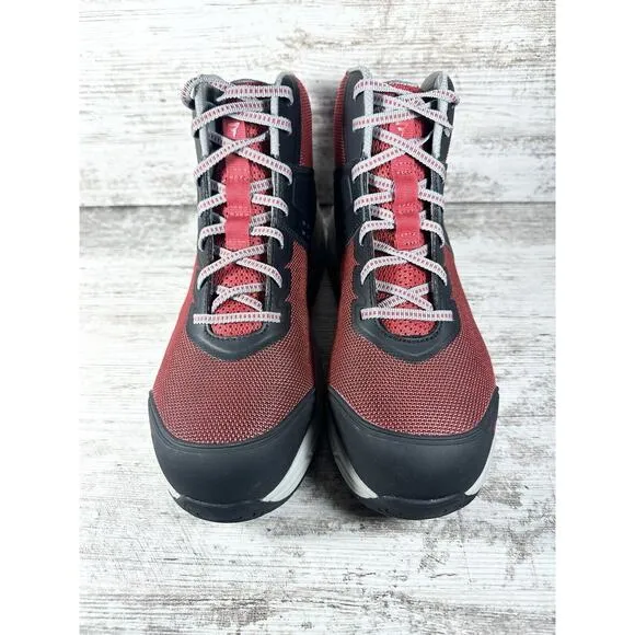 NEW Mens Bates JumpStart Mid EnergyBound Carbon Safety Toe Boots Red/Black Sz 9