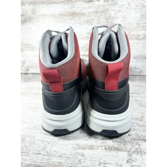 NEW Mens Bates JumpStart Mid EnergyBound Carbon Safety Toe Boots Red/Black Sz 9
