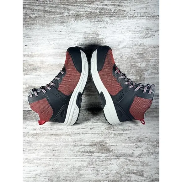 NEW Mens Bates JumpStart Mid EnergyBound Carbon Safety Toe Boots Red/Black Sz 9