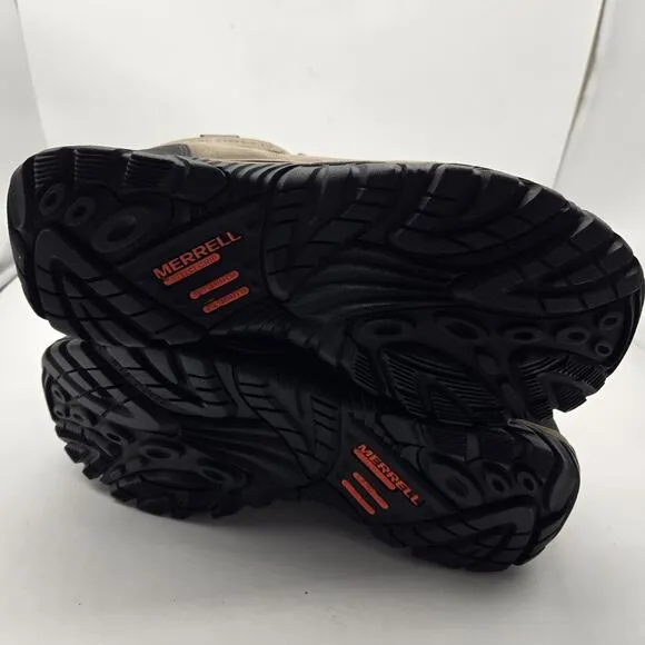 New Merrell Moab Onset Mid Waterproof Composite Toe Mens Brown sz 10 Work Boots