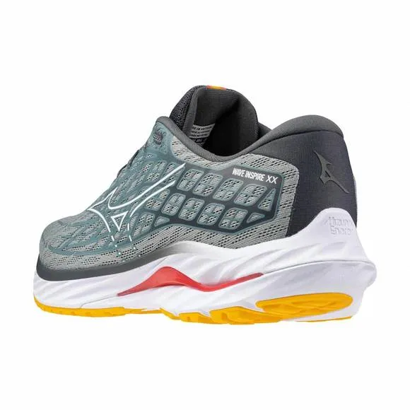 NEW MIZUNO men's wave inspire 20 running shoes in abyss/white