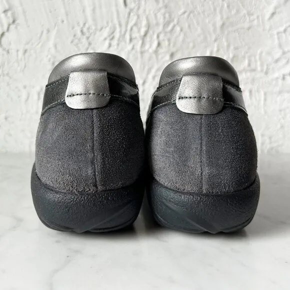 New Naot Kirei Grey Suede Leather Mary Jane Shoes - Women's US 10.5 Retail $195