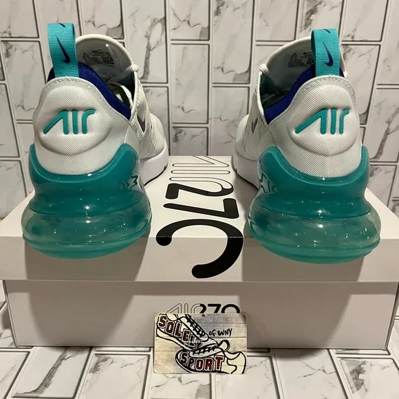 New Nike Air Max 270 White Hyper Jade Running Shoes Training Gym Workout Mens