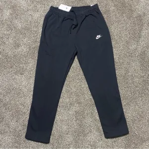 New Nike Mens Large Straight Leg Standard Fit Black Sweatpants