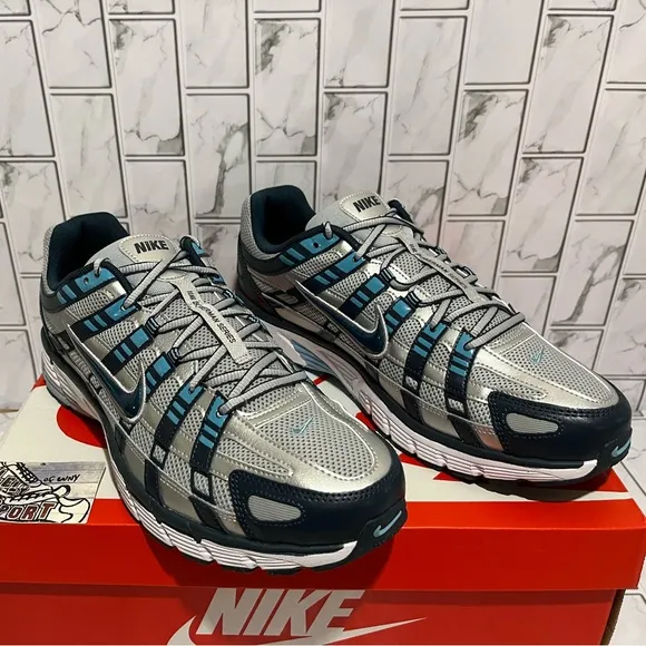 New Nike P-6000 Shoes Blue Black Mens Size 13 Trainer Gym Workout Running