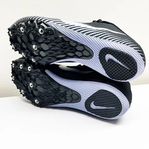 NEW Nike Zoom Rival M9 Black Purple Track &amp; Field Spikes Unisex Shoes Size 12