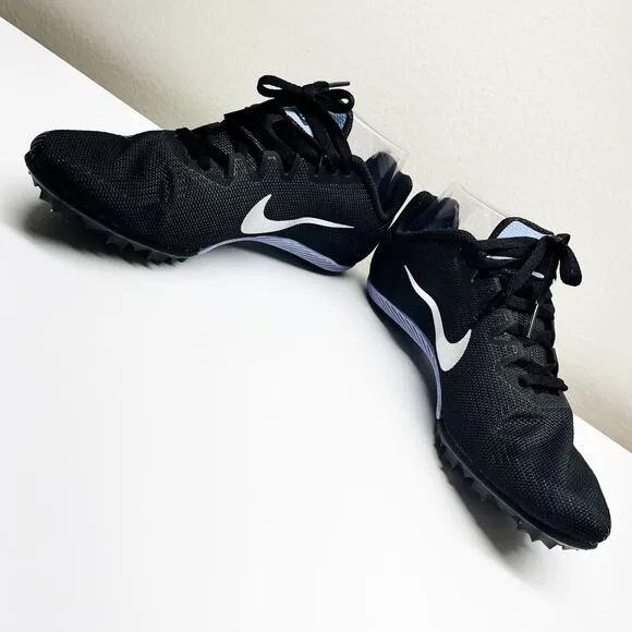 NEW Nike Zoom Rival M9 Black Purple Track &amp; Field Spikes Unisex Shoes Size 12