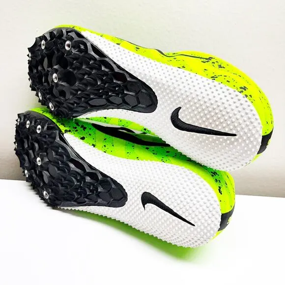 NEW Nike Zoom Rival S 9 Electric Green Track Spikes Shoes Men's 12 Women's 13.5