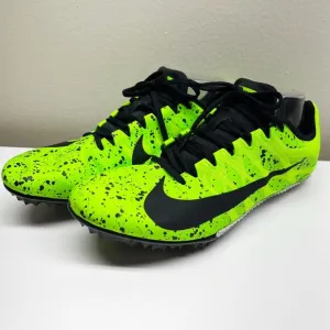 NEW Nike Zoom Rival S 9 Electric Green Track Spikes Shoes Men's 12 Women's 13.5