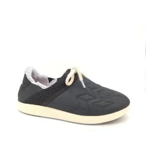 NEW OluKai Mahiki Slippers Womens 9 Black Indoor Outdoor Sneaker Cozy Comfort