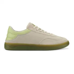 NEW OLUKAI men's punini suede sneakers in bone/sprout