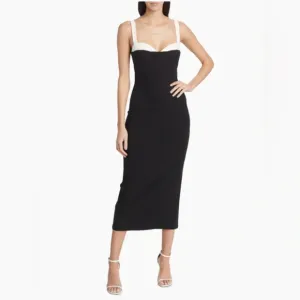 NEW Reformation Nelle Knit Midi-Dress Medium B502
